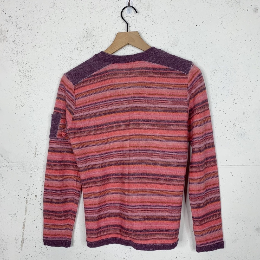 Kuna Baby Alpaca Button Front V Neck Cardigan Sweater Size Medium - Picture 4 of 8